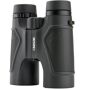 Carson 10x42 3D Series ED Roof Prism Binocular, 6.0 Degree Angle of View, Black The Carson 3D Series 10x42 Binocular is phase-correction coated to enhance color fidelity, contrast and resolution. This 3D Series Binocular features Carson's proprietary high-definition optical coating technology which improves light transmitting capabilities for bright, sharp images in low-light conditions. The thumb grooves and tactile texturing make for a pleasant, non-slip, ergonomic experience.Rubberized armor coating makes this 3D Binocular rugged and shock resistant. The body is nitrogen purged and O-ring sealed, making it waterproof and fogproof. The TD-042 combines twist down eyecups with a 10x ocular and a 42mm objective resulting in a great combination for the outdoor enthusiast. <b>Warning - </b> The case for this device contains magnets which can interfere with pacemakers and implantable cardioverter defibrillators (ICD's). Individuals with pacemakers or ICD's should not use this product. 