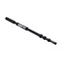 Airo by K-Tek 10.8' Non Rotational 4-Section Aluminum Boom Pole 1 The Airo Boom Pole 1 has a collapsed length of 3'2.5  (98 cm) and an extended length of 10'10  (330cm) and only weighs 1.6 lbs (735 g). This uncabled aluminum boom pole features four non-rotational sections. The top attachment is a 3/8 -16 male thread and the bottom attachment is made of anodized aluminum; both are removable. Rubberized collars easily lock and unlock with minimal twist movements. Foam grips reduce handling noise and offer comfort during longer takes.  The Airo Boom Pole 1 is a practical tool for most situations when recording sound and the microphone needs to be close to the audio source. The telescoping pole also makes an affordable and solid antenna mast on a sound cart. The ABP1 is uncabled. 