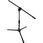 Ultimate Support MC-40B Pro Mic Stand with 3-Way Adjustable Boom Arm, Short <b> Classic Series Microphone Stand with Three-way Adjustable Boom Arm and Stable Tripod Base </b>Ultimate Support's Classic Series microphone stands deliver features such as a fast, quiet and reliable clutch, built-in cable management clips and a super stable base. Competitive features meet a competitive price in this modern classic which features their patented Four Degrees of Freedom boom arm. With just one touch, you can quickly angle and adjust your mic position with unparalleled control.<b> MC-40B Pro Short Product Breakdown: </b> Four Degrees of Freedom - Patented one-touch adjustment controls tilt, pan, depth and rotation!  Quarterturn Clutch - Super quiet clutch that is reliable and impressively easy to tighten and release!  Stable Base - Stable stand has a durable resin base with tripod legs that snap into place!  Fixed-Length Boom - 31.75  fixed-length boom for use on stage and in the studio 