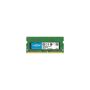 Crucial 4GB 2666 MT/s 260-Pin DDR4 SODIMM (PC4-21300) Memory Module <b>More speed. More battery life. More memory capacity. Fuel your next-gen laptop.</b>In the ever-changing world of technology, any component more than five years old is usually in need of an update. At seven years old and counting, thates where DDR3 memory is at: laptops can only do so much with it. Since the introduction of DDR3 memory technology in 2007, processors have doubled in capability, SSDs have revolutionized throughput, and graphics cards have drastically increased frame rates, leaving memory as a limiting factor. With Crucial DDR4 SODIMMs, crush the DDR3 memory bottleneck and unlock a new standard of performance.<b>More Energy Efficient</b>Extend battery life by using less power. Operating at just 1.2V compared to 1.5V for standard DDR3 memory, Crucial DDR4 SODIMMs consume 20% less voltage than standard DDR3 technology. Crucial DDR4 SODIMMs also contain other efficiency features, for an overall power reduction of up to 40%.<b>More Density</b>Pack more memory into your laptop than ever before. Crucial DDR4 SODIMMs debut in densities up to 8GB, and as DDR4 technology develops, modules are projected to hit 32GB - allowing you to install twice as much memory as you could in a DDR3 system. Since laptops only have 1-2 memory slots, high-density Crucial DDR4 SODIMMs allow you to overcome this limitation and install more memory for faster mobile performance.<b>More Speed</b>Load applications faster and run demanding programs without lag. Crucial DDR4 SODIMMs debut at 2133 MT/s -more than 30% faster than DDR3 modules.<b>Micron quality-a higher level of reliability.</b>As a brand of Micron, one of the largest memory manufacturers in the world, Crucial DDR4 memory represents the future of computer performance. From the original DDR technology to DDR4, weeve engineered the memory technologies that have powered the world's computers for 35 years and counting. When you choose Crucial DDR4 memory, youere choosing memory thates backed by a limited lifetime warranty and designed for the worldes leading systems. donet settle for anything less.Product performance and efficiency improvements are noted as comparisons between DDR3 and DDR4 memory technology. As of May 2014, standard DDR3 memory achieved speeds of 1600 MT/s and operated at 1.5V, compared to DDR4-2133, which will operate at 1.2V. When voltage reductions and all other energy-saving DDR4 features are factored in, DDR4 modules are projected to consume up to 40% less power. As DDR4 technology matures, speeds and bandwidths are projected to respectively hit 3200 MT/s and 25.6 GB/s - twice what was possible on DDR3 technology. 