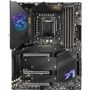 MSI MEG Z590 ACE LGA 1200 SATA 6Gb/s ATX Gaming Motherboard <b>Outstanding Cooling Solution</b><b>Aluminum Cover with 7W/mK Thermal Pad</b>Fully aluminum 10 cover and extended heatsink design provide the maximum surface of heat dissipation.<b>Aluminum Backplate</b>The heavy and aluminum backplate cools down your Mosfet with dedicated thermal pad.<b>Heat-pipe Design</b>Connecting two MOS heatsinks to enlarge 0 the surface of heat dissipation.<b>M.2 Shield Frozr</b>Onboard M.2 thermal solution keep M.2 SSDs safe while preventing throttling, making them run cooler and faster.<b>Unlimited Connectivity</b><b>Dual Thunderbolt 4 ports</b>Brings Thunderbolt to USB-C at true 40 Gb/s speeds, 8K display support. Daisy-Chaining and Multi-Port Accessory Architecture<b>2.5G LAN</b>Onboard 2.5G LAN with LAN manager deliver the best online experience without lag.<b>Latest Wi-Fi 6E Solution</b>The latest wireless solution supports 6GHz spectrum, MU-MIMO and BSS color technology, delivering speeds up to 2400M bps.<b>Quadruple M.2 Connectors</b>Onboard quadruple M.2 connectors for the maximum storage performance with one Lightning Gen 4 solution<b>Stable Cornerstone of Your System</b><b>8-Layer PCB Design</b>Multilayer printed circuit boards design optimized the efficient of power delivers, makes your system runs stable and cool.<b>ISL Digital PWM, 16 Phases with 90A SPS</b>Highest quality components with ISL digital power, 90A Smart Power Stage and titanium choke Ill make sure your system runs smoothly under the most extreme conditions.<b>2 oz Thickened Copper</b>2 oz thickened copper PCB provides higher performance and long-lasting system stability without any compromise.<b>PCIe Steel Armor</b>Protecting VGA cards against bending and EMI for better performance, stability and strength.<b>Smart Button</b>One button with multiple hardware control. Reset Computer, Safe Boot Turbo Fan and EZ LED control functions with just one click.<b>The World Record Breaker - MEG Motherboard</b><b>Premium Hardware Design</b>With years of experience, MSI is no stranger to building high-performance motherboards. Our R&D and engineering teams have reviewed countless designs, evaluated a wide selection of high quality components, and developed products for reliability even under extreme conditions.<b>Thermal Solution for More Cores And Higher Performance</b>With more cores' processors, thermal and power design is more important to make sure the temperature keeps lower. MSI extended PWM heatsink and enhanced circuit design ensures even high-end CPU to run in full speed with MSI motherboards.<b>M.2 Shield Frozr</b>World's fastest SSDs can start to lower performance when getting hot. Part of the motherboards heatsink design, M.2 Shield Frozr is the next generation M.2 thermal solution to avoid this by... 