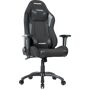 AKRacing Core Series EX-Wide Special Edition Gaming Chair, Carbon Black Get yourself more room with the AKRacing EX-Wide gaming chair! Boasting a sturdy all-metal frame, this chair comes with XL seat and backrest, as well as increased weight capacity (up to 330 lbs). Fabric upholstery beloved by AKRacing customers comes in multiple color variations: black with color accents for a more conservative setup and red with black accents for a pop of color. Increased foam weight provides additional cushioning for long hours of gaming - or work - while headrest and lumbar pillow support your neck and back, improving posture. All of that functionality sits atop a five-star aluminum base, steel frame, and large 2.5-inch casters. 