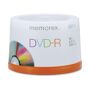 Memorex Disk DVD-R (4.7GB) 16x with Spindle, 50 Pack The DVD-R 4.7GB 50 pack is used with DVD Recordable Drives that support DVD-R/RW blank media and certain DVD-RAM Recordable Drives that incorporate DVD-R as a write once solution. 