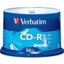 Verbatim 94691 CD-R 80 min,700MB Branded, 50 Pack Case Verbatim CD-R media is tested and certified by leading 52x drive manufacturers. These high-grade discs deliver reliable recording even at blazing drive speeds, completing a full 700MB/80min recording in less than 2 minutes. Combining this level of performance and excellent reliability, Verbatim's CD-Recordable media are the ideal storage medium for recording and sharing any combination of digital images, music, desktop files and more. Backed by Verbatim's Limited Lifetime Warranty. 