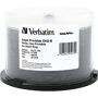 Verbatim 95079 DVD-R, 4.7GB, Inkjet Printable, 50 Pack Combining an exceptional inkjet printable surface with professional grade, MetalAzo, recording performance and reliability, Verbatim DataLifePlus White Hub Inkjet Printable DVD-R 16x discs are the ultimate choice for developing, customizing and distributing DVD content.  Certified for 1x-16x* DVD recording and preferred by DVD+R drive manufacturers, Verbatim DataLifePlus DVD-R media uses an advanced  Metal Azo  recording dye to provide the highest level of performance, compatibility, and archival life.  DataLifePlus White Hub Inkjet Printable 16x DVD-R discs have been extensively tested and qualified for use with DVD/CD Inkjet printers and duplicators offered by such leading industry manufacturers as Primera, Microboards & Epson. 
