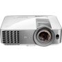 BenQ MW632ST Short-Throw WXGA DLP Projector, 1280x800, 3200 Lumens Designed to deliver crisp, bright, larger-than-life images from a short projection distance, the BenQ MW632ST is ideal for use in places where space is at a premium such as small conference rooms, training rooms and classrooms. With a powerful 3200 ANSI lumens bright image and an impressive 13000:1 contrast ratio, razor sharp image and rich, accurate colors, the MW632ST will help you present your best. Native WXGA (1280x800) Resolution 3,200 ANSI Lumens, 13,000:1 Contrast Ratio 0.9 Short Throw Lens Design Up to 10,000 Hours Long Lamp Life HDMI x 2, MHL 10W Speaker<b> Benefits of Short Distance Projection </b><b> Minimum Space Constraints </b>Imagine the freedom of having the same large size image from just half the traditionally required throw distance! Having increased placement flexibility and more efficient use of available space. That's the magic of short-throw!<b> Zero Eye-Blinding Lights </b>The short-throw projection distance keeps the projector light from shining directly into your eyes, allowing you to keep your focus on your audience.<b> Zero Disruptions </b>With a projection distance this close, you will be able to move freely, without casting distracting shadows on the screen!<b> Brilliant Image Performance </b><b> High Contrast </b>High contrast ratio adds depth to an image and is essential to provide crisp image detail. The high contrast ratio in the MW632ST helps produce images with stunning clarity and fine detail for sharper, easier to read text, graphics and video for more memorable presentations.<b> Auto Keystone Correction </b>For those occasions when the projector needs to be set at an angle from the screen, the MW632ST automatically corrects the vertical trapezoidal effect on the image to deliver a perfectly squared picture each and every time.<b> Rich Connectivity </b><b> 2 HDMI Ports </b>Compatible with today's digital sources, the MW632ST provides Dual HDMI ports to satisfy your digital connectivity needs as well as dual VGA ports for traditional analog sources.<b> Plug 'N Play, Enjoy Big Screen Fun from Your Android Devices </b>You can now share content from your favorite MHL enabled devices on the big screen. The MHL functionality in the MW632ST allows you to display pictures, movies and games from MHL enabled Android devices to the big screen.<b> MHL Connectivity </b>MHL connectivity allows you to share content directly from mobile devices such as phones or tablets on the big screen. Requiring just a simple MHL cable or dongle connection from your mobile device to the projector.<b> 1.5A USB Type-A Power Supply </b>Powering your peripheral devices such as Chromecast or Roku stick is easier than ever with the built-in power enabled USB port, providing up to 1.5 Amps of power to eliminate the need for external power connections.<b>... 