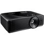 Optoma DH351 Bright Full HD DLP Projector, 3600 Lumens <b>High resolution presentations</b>Project bright Full HD 1080p content with the DH351. The excellent color reproduction and high-quality 22,000:1 contrast ratio ensures incredible images up to 301-inches so every presentation is stunning and visible by everyone in the room.Vertical keystone support simplifies placement for easy installation while an integrated 5-watt speaker enhances presentations and videos without additional equipment. Up to 15,000-hour lamp life delivers many years of use with minimal maintenance.Additionally, it boasts easy of use with its single HDMI connection and built in speaker. You can even use the USB Power to connect and power HDMI dongles such as the Google Chromecast.<b>Full HD 1080p</b>1080p resolution gives you sharp and detailed images from HD content without downscaling or compression; perfect for watching Blu-ray movies, HD broadcasting and playing video games.<b>Amazing colors</b>Give powerful presentations and educational lessons with stunning colors. Optoma projectors provide reliable color performance suitable for any content and environment. From accurate sRGB colors for lifelike images to vibrant punchy presentations. We have a display mode to specific meet your needs. Perfect for a range of graphic and video presentations.<b>Superior contrast</b>Add more depth to your image with a high contrast projector. Compared to competing technology, Optoma DLP projectors provide you with brighter whites and ultra-rich blacks, images come alive and text appears crisp and clear - ideal for business and education applications.<b>Full 3D</b>Optoma projectors can display true 3D content from almost any 3D source, including 3D Blu-ray players, 3D broadcasting and the latest generation games consoles.<b>Integrated speaker</b>A powerful built-in speaker provides exceptional sound quality and an easy setup without the need for costly external speakers.<b>USB-Power</b>Use the USB-A port to power an HDMI dongle, such as Google Chromecast.<b>Auto power off</b>There may be instances when the projector is left running when not in use. To help save energy, the  auto power off  feature automatically turns off the projector after a set period of time if it is not being used<b>Direct power off</b>Power off your projector immediately or directly at the mains. This means you don't have to wait for the projector to cool down before turning it off.<b>Quick resume</b>This feature allows the projector to be instantly powered on again, if it is accidentally switched off. 