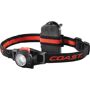 Coast HL7 Pure Beam Focusing Headlamp, 305 Lumens, 416' Beam, AAA Battery Love Coast's Pure Beam Focusing System? The HL7 Headlamp gives you the ability to shine an ultra wide flood beam and then quickly twist the bezel to a long reaching spot beam with transition halo so that you can be ready for anything. With our Variable Light Control Technology onboard you have the ability to adjust the light output with the control lever to any point between the lowest low and the highest high so you can have highly personalized output and runtimes.<Br>With Coast's commitment to quality, the HL7 Headlamp is impact resistant, weather resistant and its LED is virtually unbreakable. The HL7 Headlamp is backed by Coast's lifetime warranty against defects in materials and workmanship. Tested and rated to ANSI/FL1 standards.<BR><B>Pure Beam Focusing Optic</b><BR>The Pure Beam Focusing Optic combines our largest Ultra View Flood Beam with the Bulls-Eye Spot Beam making either up close or downrange illumination highly effective. While using the Ultra View Flood Beam, there is a consistent circle of light up to 11.5 feet (3.5 meters) in diameter at 6 feet (1.8 meters) in distance. While on the Bulls-Eye Spot Beam, you can illuminate up to 767 feet (234 meters) downrange with a transition halo around the spot to increase the effective viewing area. 