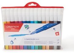 Caran d'Ache Fancolor Maxi Filzstift 15er Set Bunt