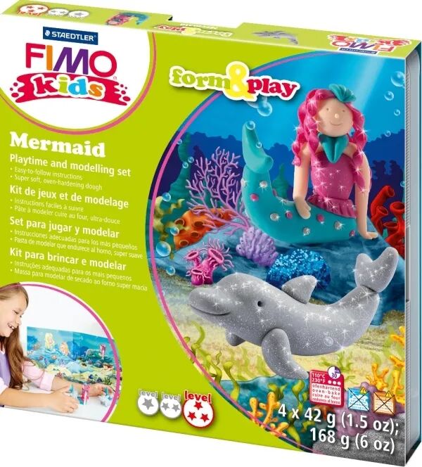 Staedtler 8034 12 LY FIMO® kids Form & Play MERMAID