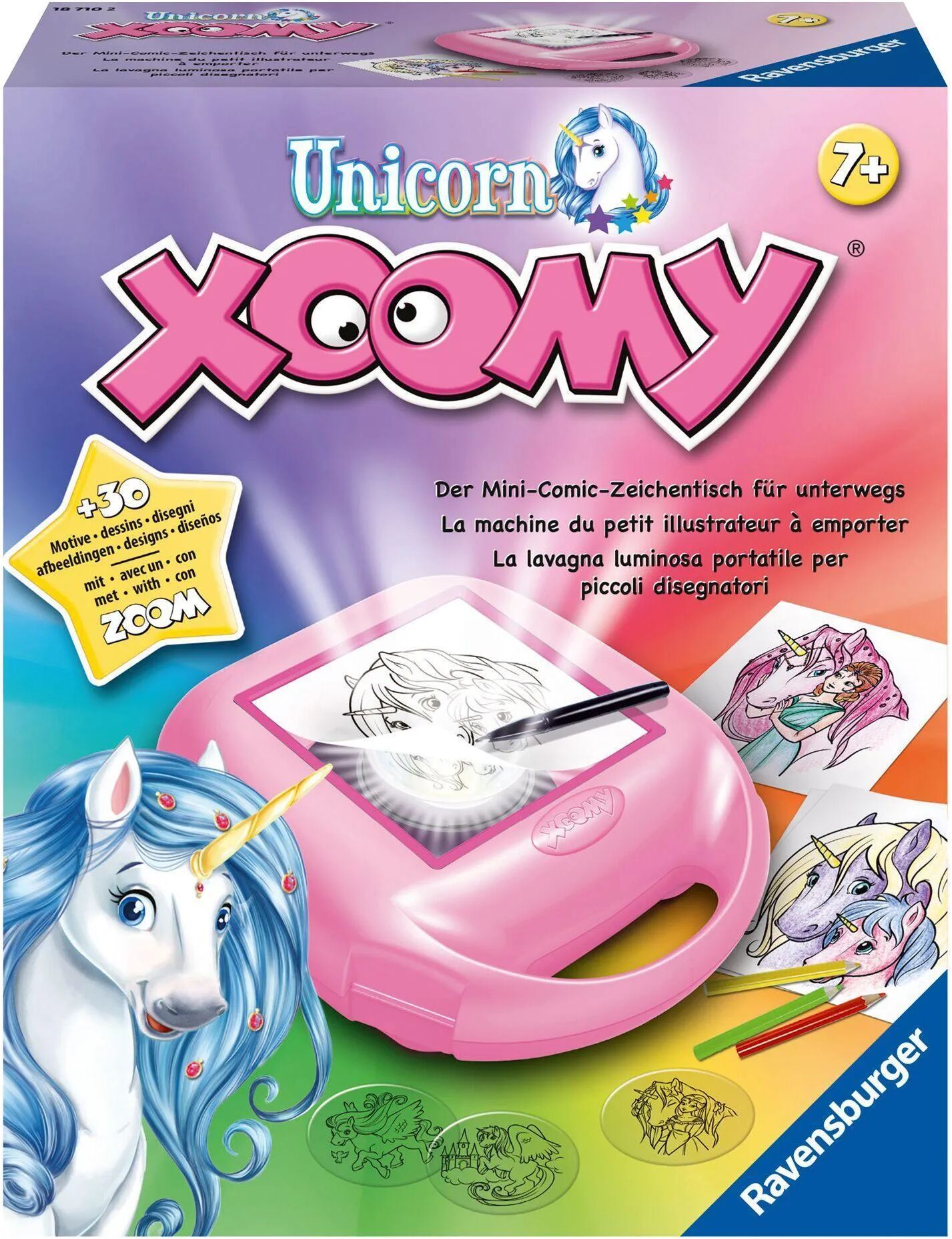 Ravensburger Verlag Mal-Set XOOMY® - MIDI UNICORN in rosa