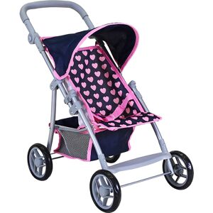 Knorrtoys® Puppenbuggy »Liba - Pink Hearts« Pink Hearts