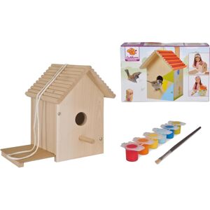 Eichhorn Kreativset »Outdoor Vogelhaus«, (Set), Zum Zusammenbauen und... natur