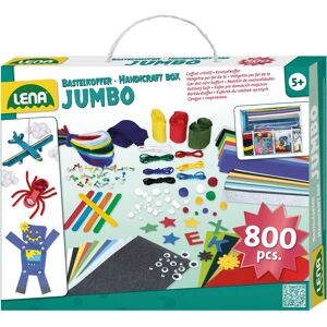 Lena® Kreativset »Bastelkoffer Jumbo, blau« bunt