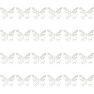 Creativ green Dekoobjekt »Schmetterlinge mit Clip«, im 24er Set creme Größe
