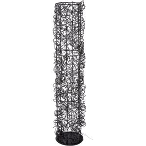 Creativ light Dekoobjekt »Metalldraht-Tower«, Zylinder aus Draht, mit... schwarz Größe