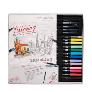 Tombow - Pinselstifte Set, 33x31x6cm, Multicolor
