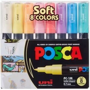 Posca - Marker Set, 12.2x12.4x1.8cm, Multicolor