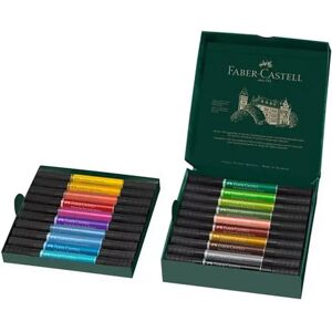 Faber-Castell - Tuschestift-Set, 17.6x16.7x4cm, Zweifarbig