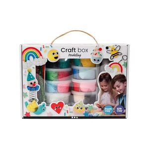 Creativ Company - Modelliermasse Foam & Silk Clay, 33.5x23x9cm, Multicolor