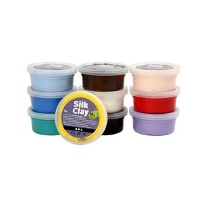 Creativ Company - Modelliermasse Silk Clay, 17.5x19x9cm, Multicolor