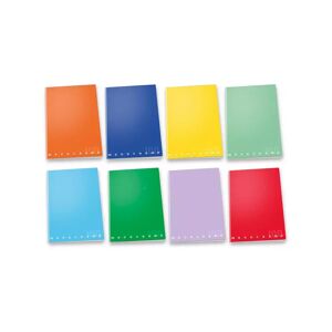 Pigna - Schreibheft, 21x29.7cm, Sortierte Farben