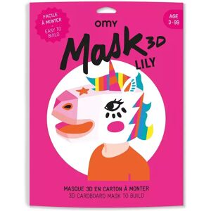 Omy - Maske Zum Ausmalen, 28x0.2x37cm, Multicolor