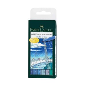 Faber-Castell - Tuschestifte Set, Blau