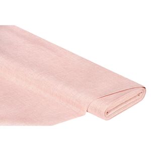 buttinette Beschichtetes Baumwollmischgewebe Meran Uni, perlrosa - Size: 140 cm