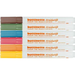 buttinette Kreidestifte Grundfarben, Stärke 1–2 mm, 6 Stifte - Size: Stärke 1–2 mm