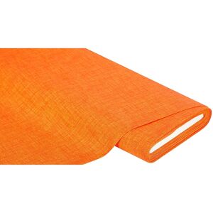 buttinette Beschichtetes Baumwollmischgewebe Meran Uni, orange - Size: 140 cm