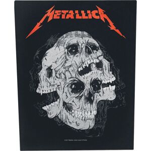 Metallica Backpatch - Skulls - schwarz/rot/grau