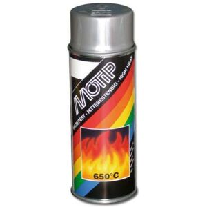 MOTIP-DUPLI Hochtemperaturlack MOTIP Silber - Spray 400 ml  schwarz