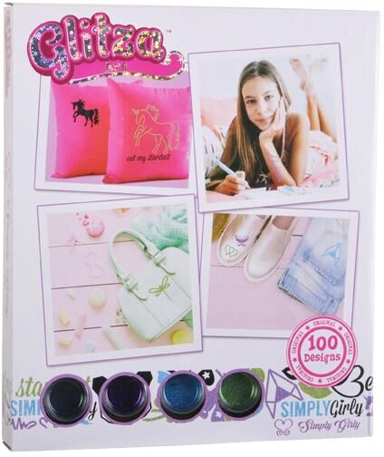 Knorrtoys® Kreativset »GLITZA Simply Girly«, (Set), Für alle Oberflächen... bunt