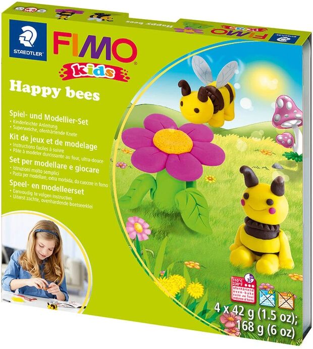 Staedtler 8034 27 LY FIMO® kids form & play Set HAPPY BEES in bunt