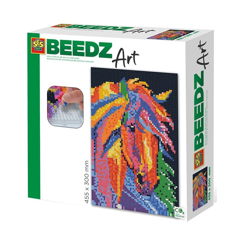 Creative Bügelperlen BEEDZ ART – PFERD FANTASIE mit Stecktafeln