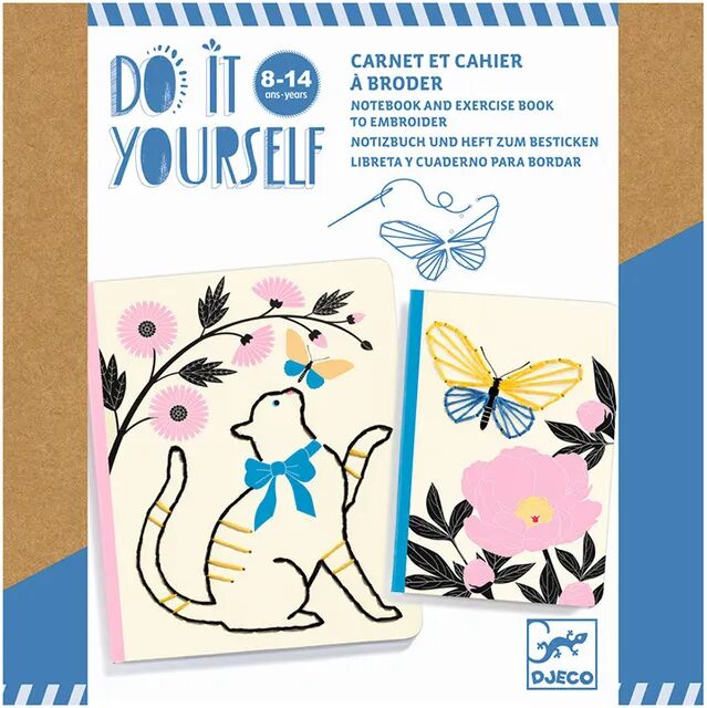 Djeco Hefte-Bastelset DO IT YOURSELF – GARTEN DER POESIE in bunt