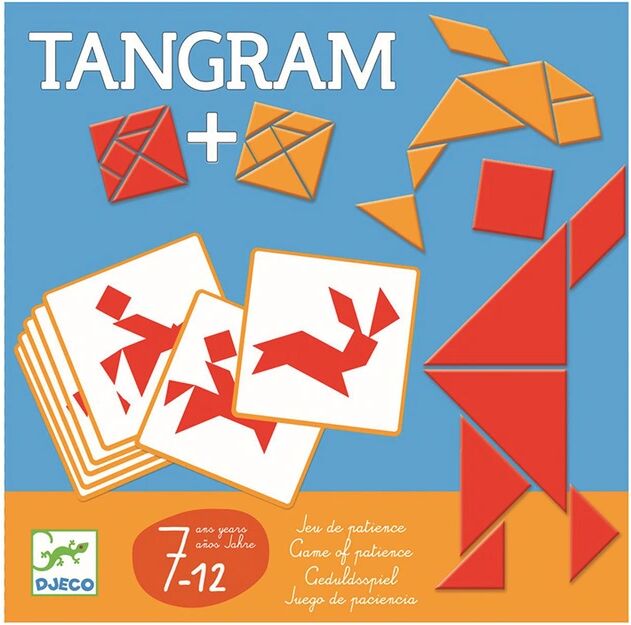 Djeco Kartenspiel TANGRAM 37-teilig in bunt