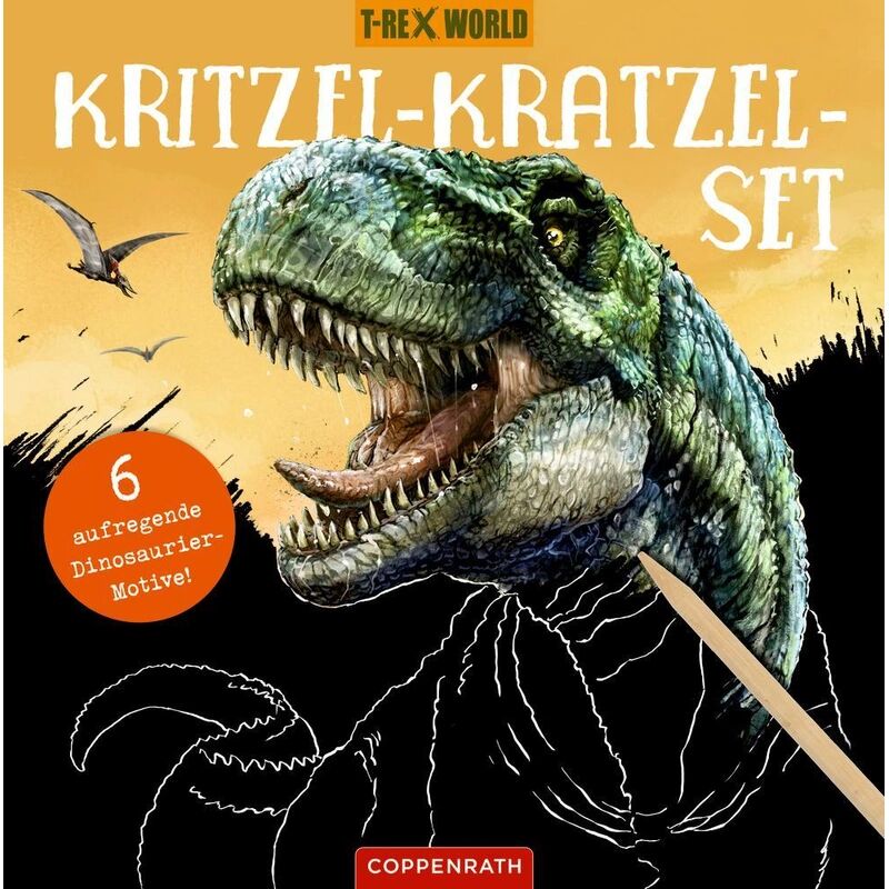 COPPENRATH VERLAG Kritzel-Kratzel-Set – T-Rex World