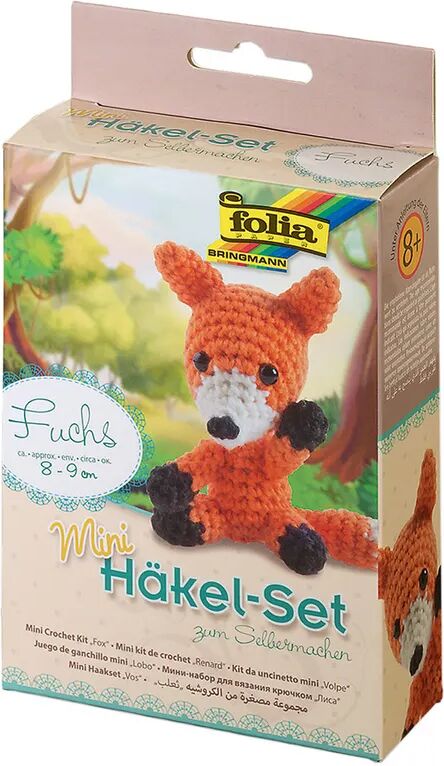 folia Mini-Häkelset FUCHS in orange