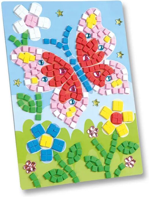 folia Moosgummi-Mosaik SCHMETTERLING 405-teilig in bunt