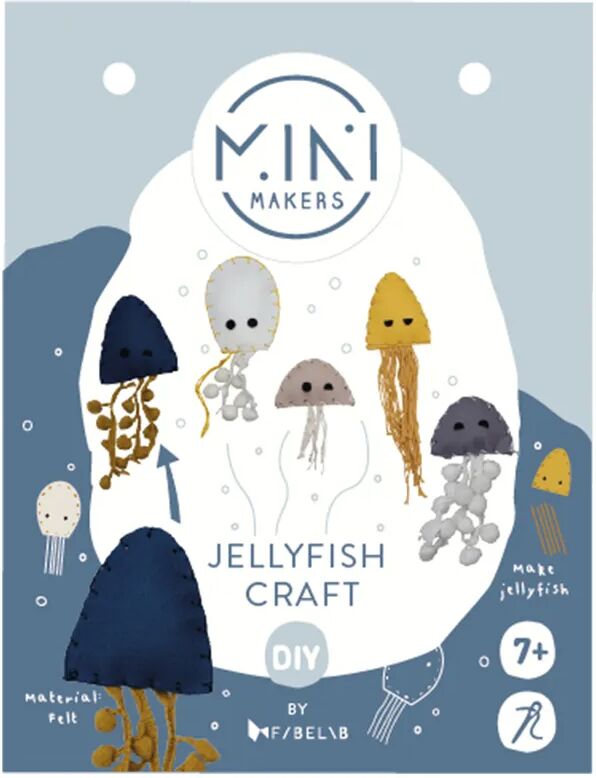 FABELAB Näh-Bastelset JELLY FISH 5-teilig