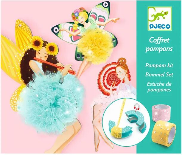 Djeco Pompon-Figuren FEEN in bunt