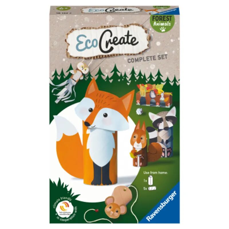 Ravensburger Verlag Ravensburger EcoCreate 18132 - Forest Animals - Kinder ab 6 Jahren