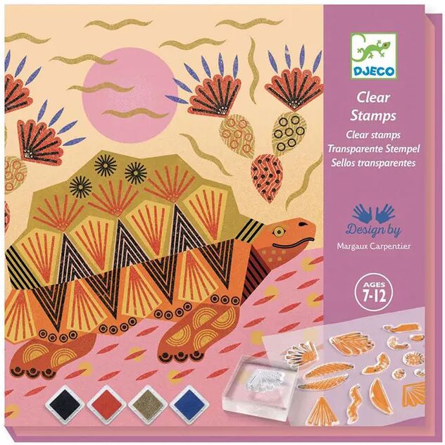 Djeco Stempel-Set MUSTER UND TIERE 10-teilig