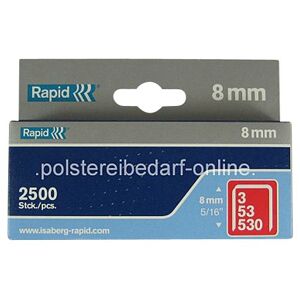 polstereibedarf-online 2500 Klammern Rapid Länge: 8mm 5/16