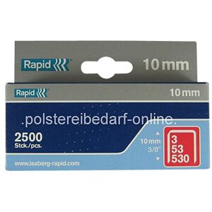 polstereibedarf-online 2500 Klammern Rapid Länge: 10mm 3/8