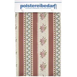 polstereibedarf-online Biedermeier Streifen Damast Möbelstoff Kollektion 30x20cm mit 5 Farben