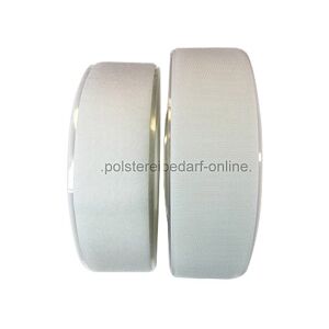 polstereibedarf-online 10 Meter Klettband Flausch u. Haken Weiss 5 cm