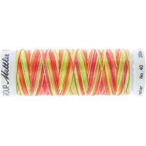 Mettler Poly Sheen Multi, Stärke: 40, 200m-Spule, neon color